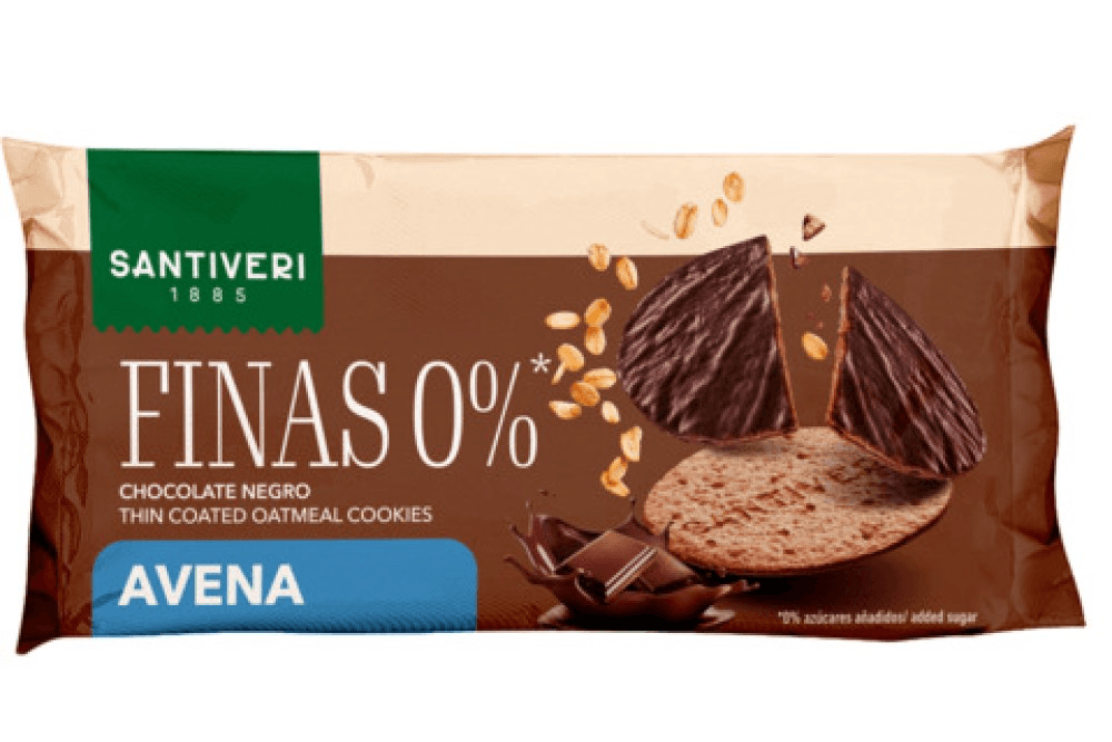 Biscuit fin 0% nappé à l'avoine