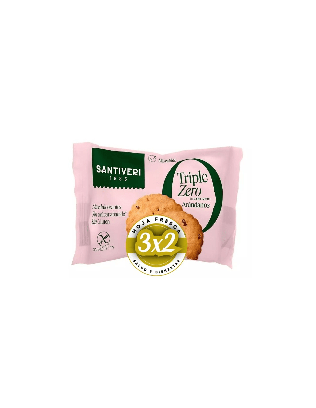 Biscuits myrtille Triple Zéro 3 unités