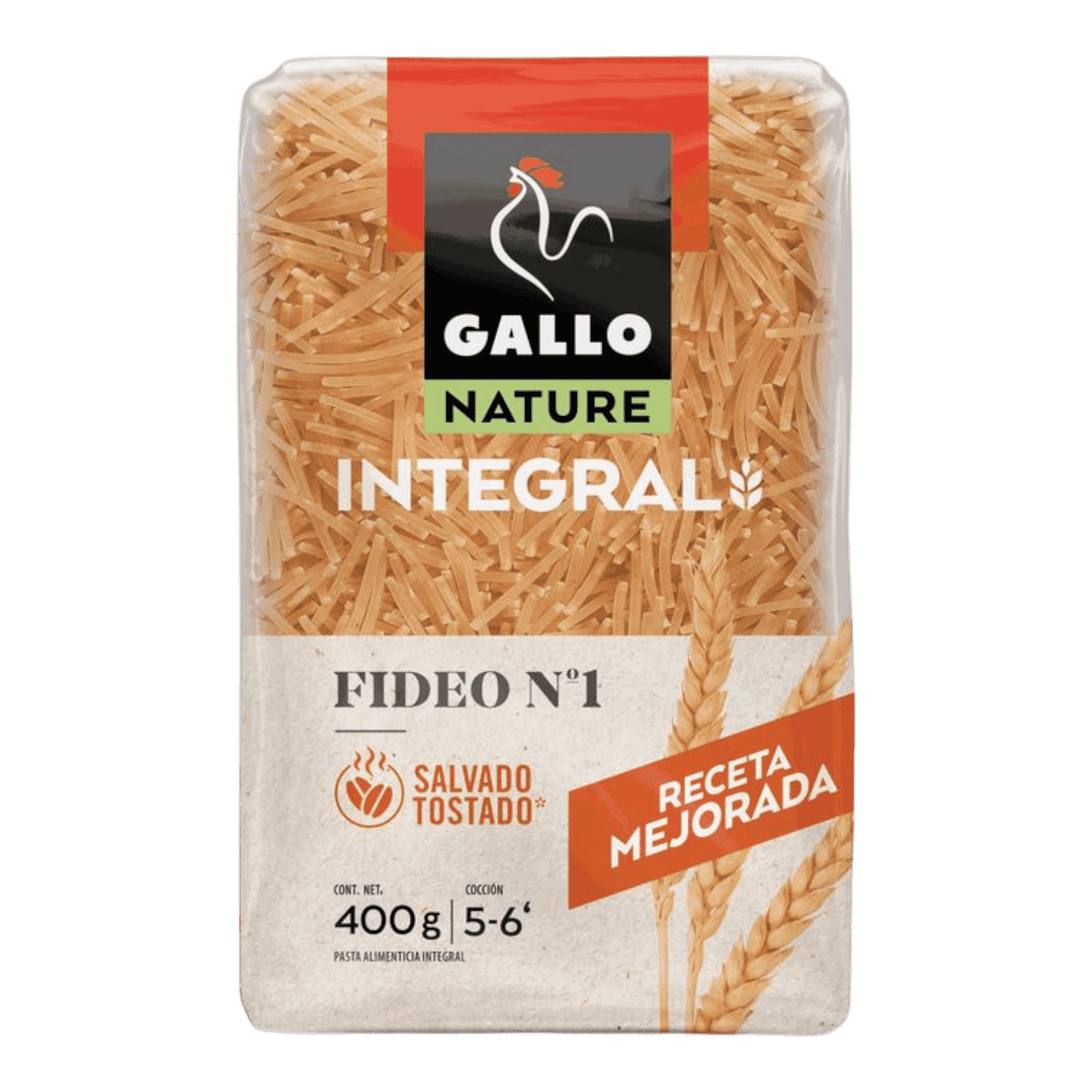 Fideo n°1 intégral GALLO 400 g