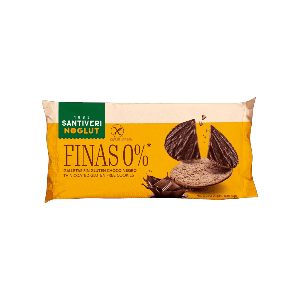 Biscuit fin 0% nappé sans gluten