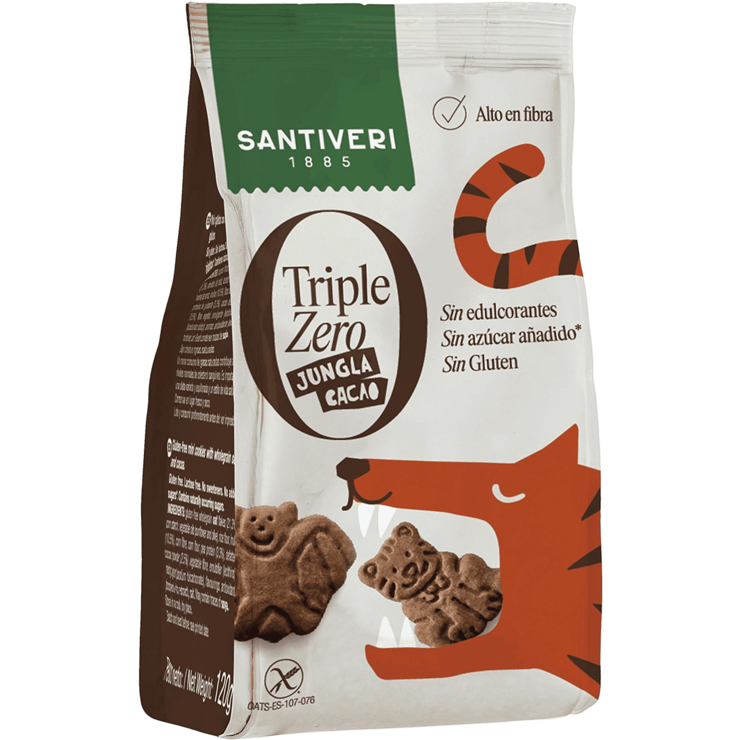 Biscuits Jungla cacao Triple Zéro