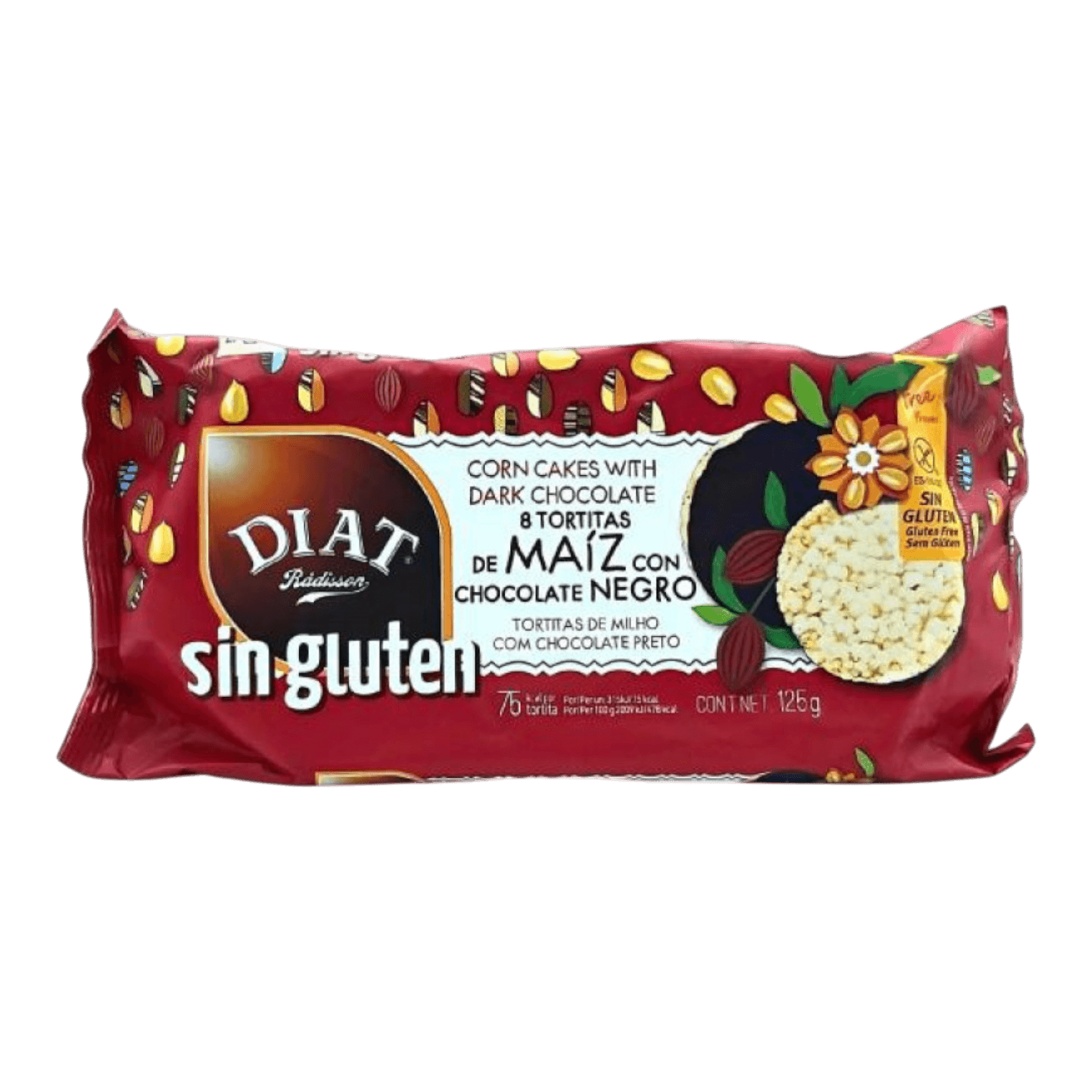 Galette de maïs DIAT chocolat noir