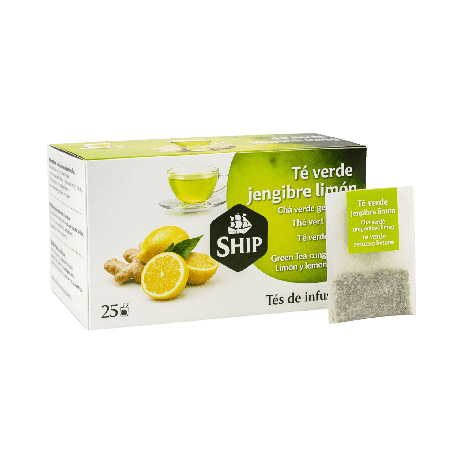 Thé vert SHIP au gingembre