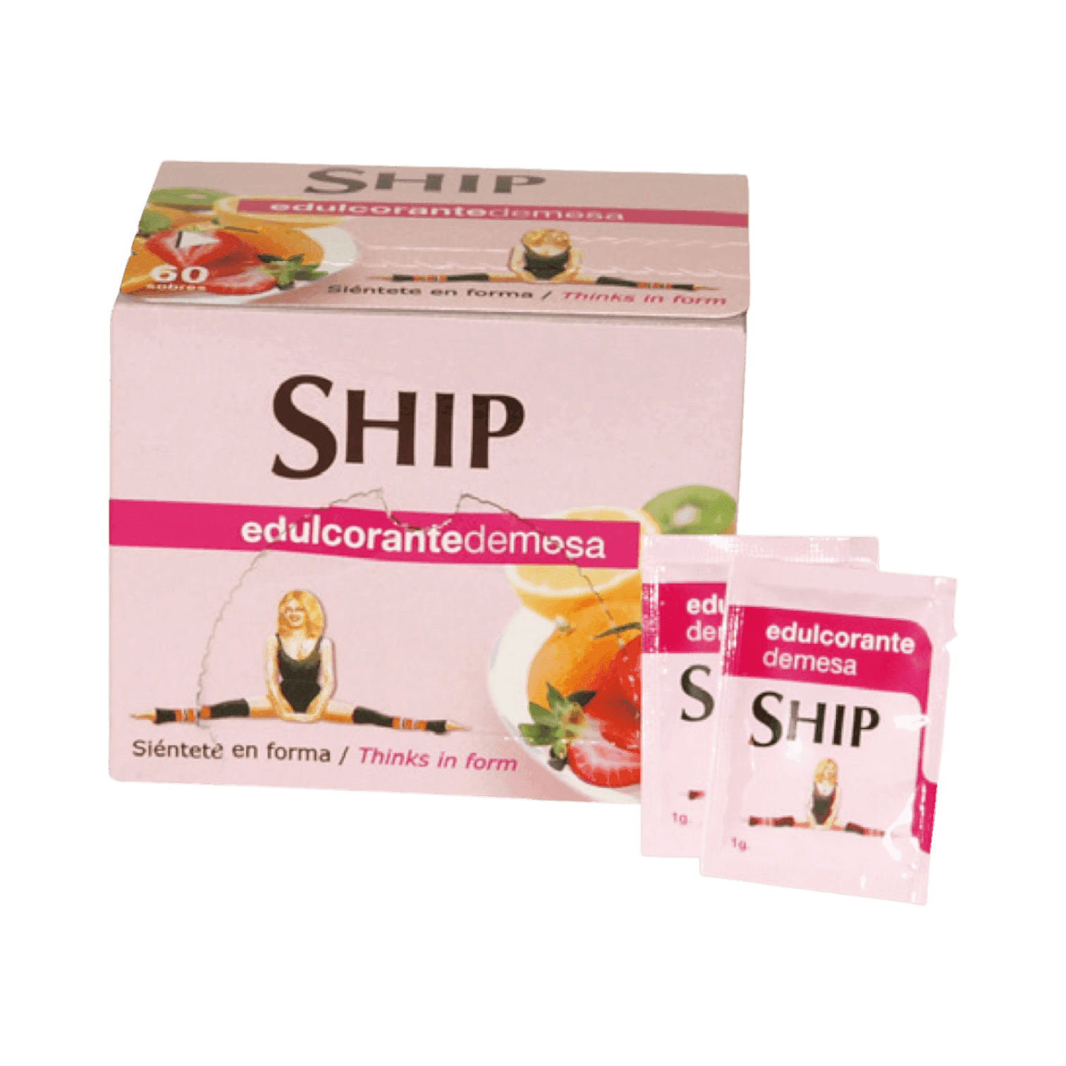 Sachets édulcorant SHIP 60 enveloppes